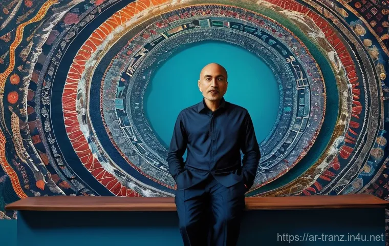 번역사의 미래 전망과 인공지능 번역 - **Prompt:** A professional female translator, in her late 20s to early 30s, with a focused and intel...